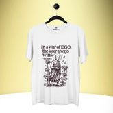 "In a War of Ego" – Buddha Quote Premium T-Shirt