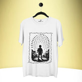 Innocence Under Fire – Anti-War Premium Tee – Artistic Premium Cotton Tee by Vedawear