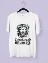 Only Believe – Christ Faith Premium Tee – Artistic Premium Cotton Tee by Vedawear