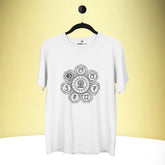 Premium ‘Divine Chakra Energy’ Tee – Artistic Premium Cotton Tee by Vedawear India