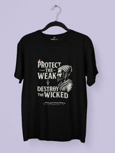 Protect – Shivaji Maharaj Premium Tee – Artistic Premium Cotton Tee by Vedawear