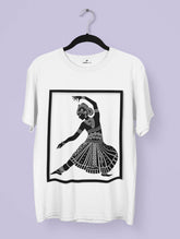 Rhythm – Bharatanatyam Inspired Premium Tee – Artistic Premium Cotton Tee by Vedawear