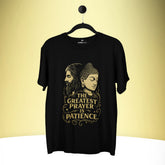 The Greatest Prayer – Kabir & Buddha Premium Tee – Artistic Premium Cotton Tee by Vedawear