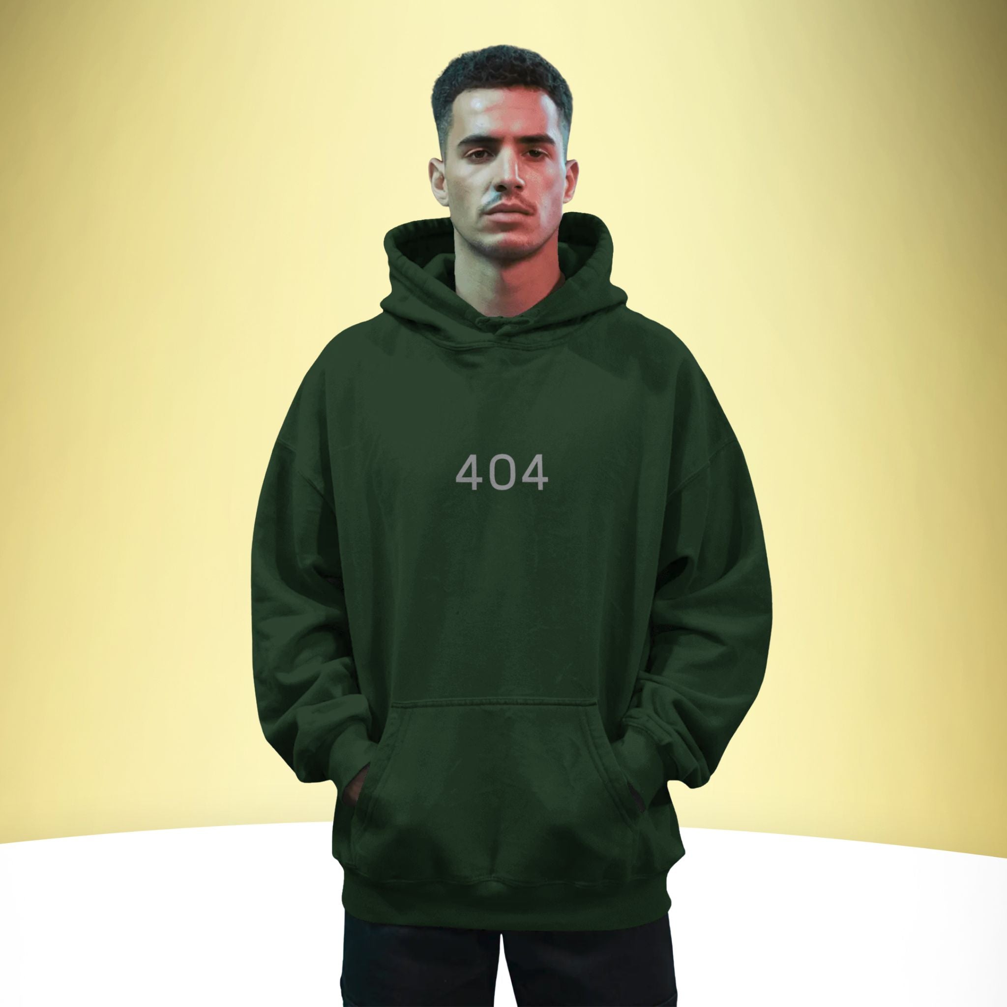 404 Error – Not Found Oversized Hoodie – Artistic Premium Cotton Tee by Vedawear  