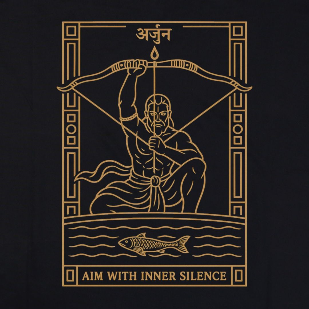 ARJUNA – Artistic Premium Cotton Tee by Vedawear  