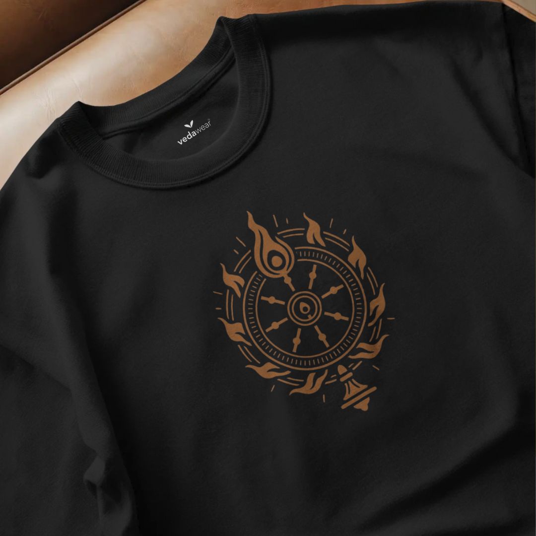ASHWATTHAMA – Artistic Premium Cotton Tee by Vedawear  