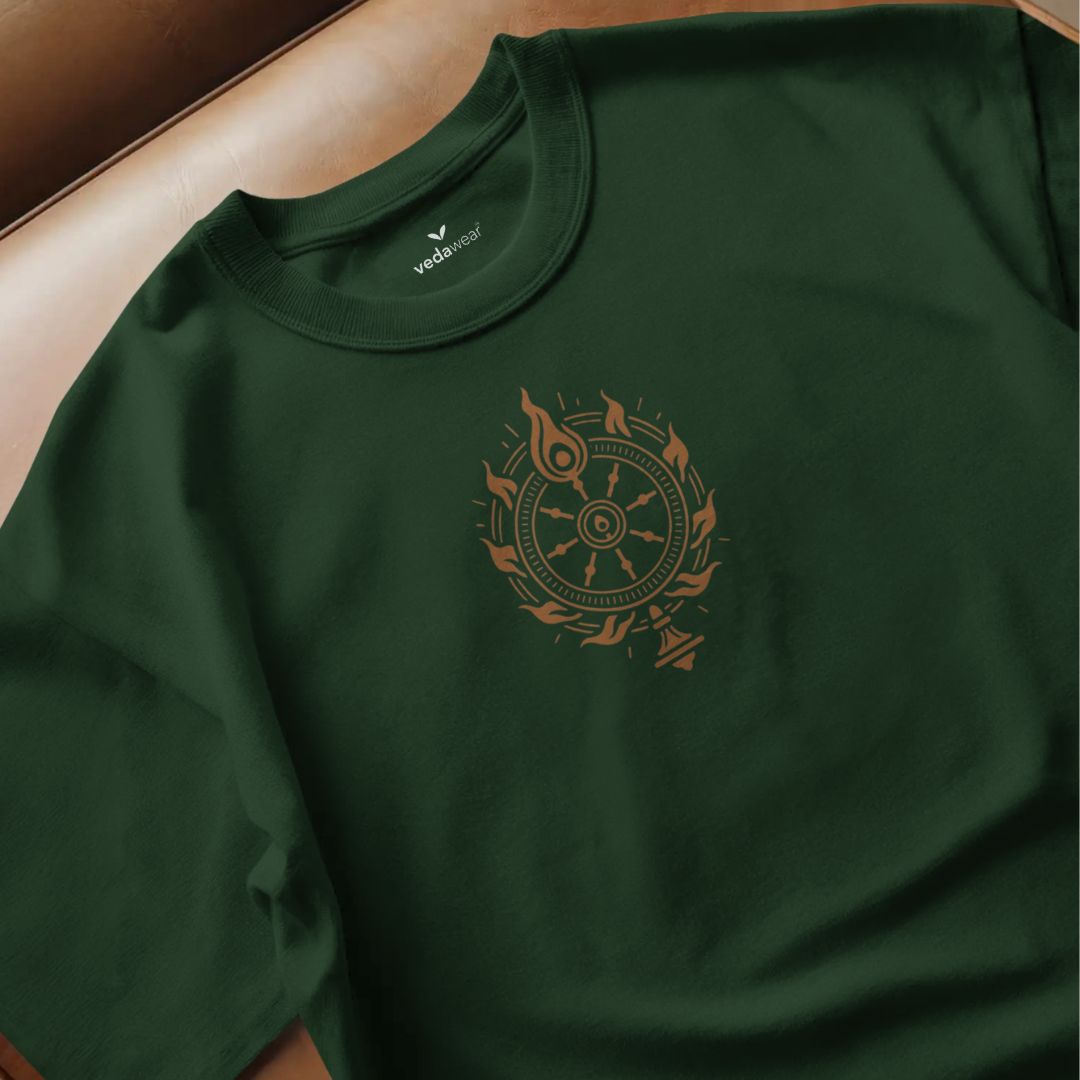 ASHWATTHAMA – Artistic Premium Cotton Tee by Vedawear  