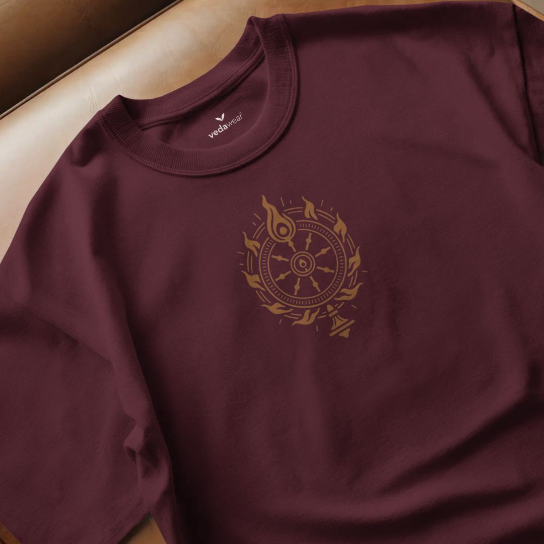 ASHWATTHAMA – Artistic Premium Cotton Tee by Vedawear  