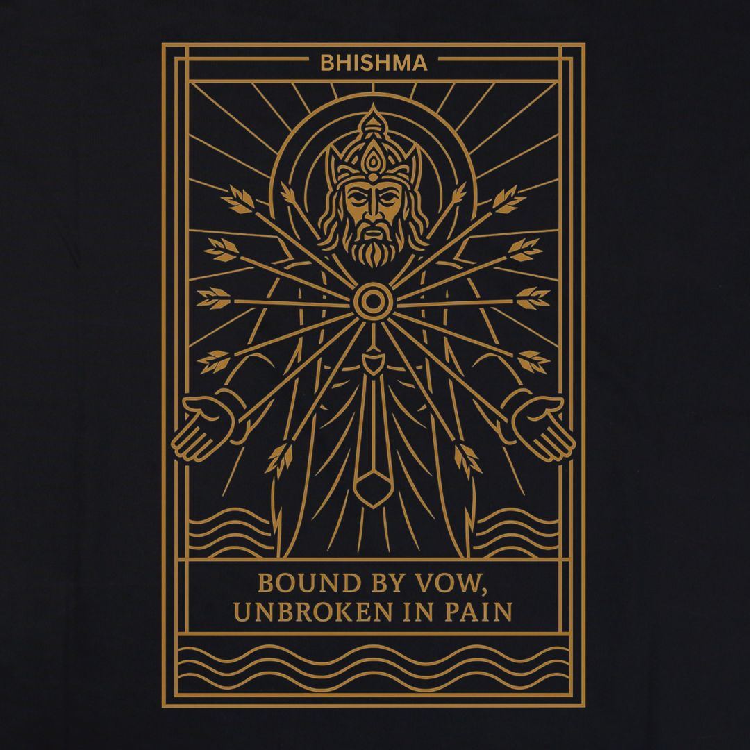 BHISHMA – Artistic Premium Cotton Tee by Vedawear  