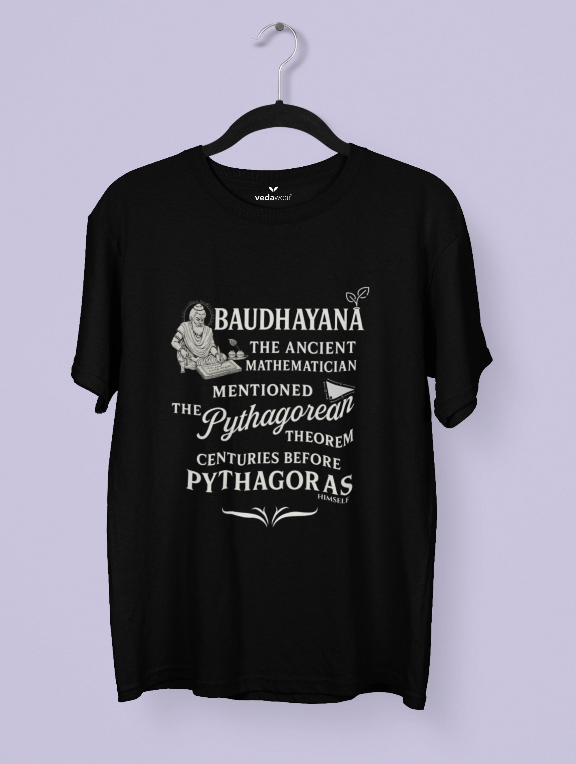 Baudhayana's Legacy Premium Tee – Artistic Premium Cotton Tee by Vedawear 