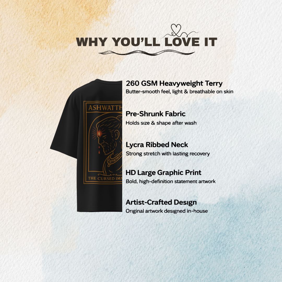 DHARMA – Artistic Premium Cotton Tee by Vedawear  