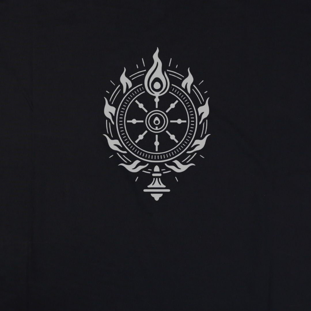 DHARMA (BLACK EDITION) – Artistic Premium Cotton Tee by Vedawear  