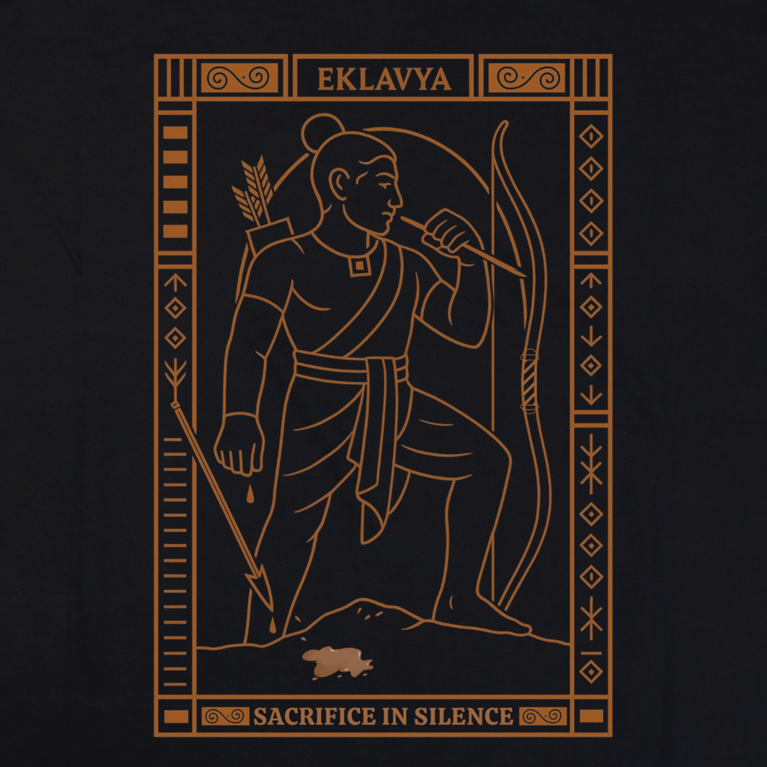 EKLAVYA – Artistic Premium Cotton Tee by Vedawear  