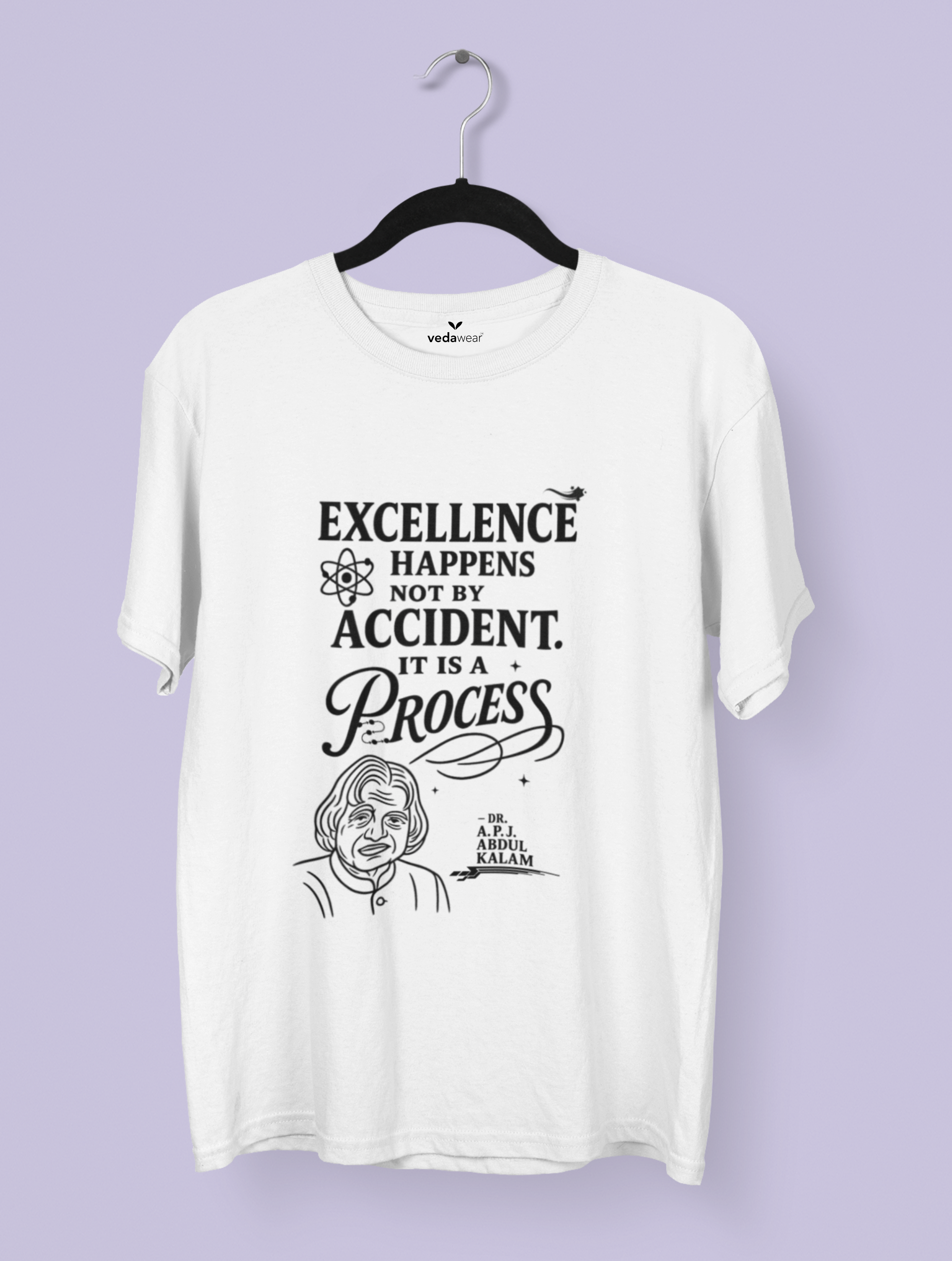 Excellence – Dr. A.P.J. Abdul Kalam Premium Tee – Artistic Premium Cotton Tee by Vedawear 