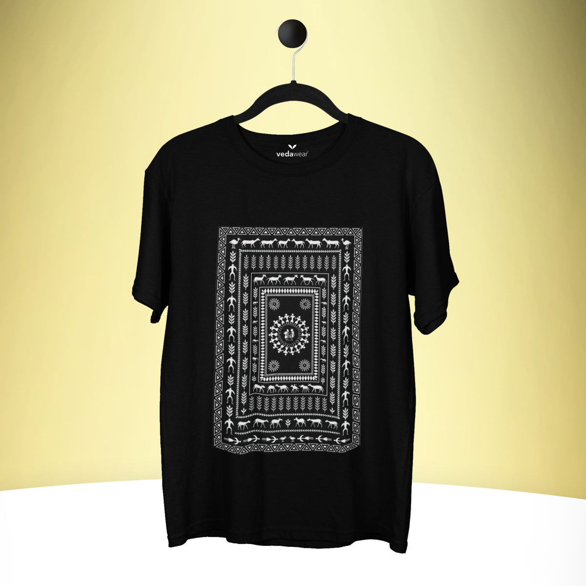 Circle of Life – Warli Folk Art Inspired Premium Tee