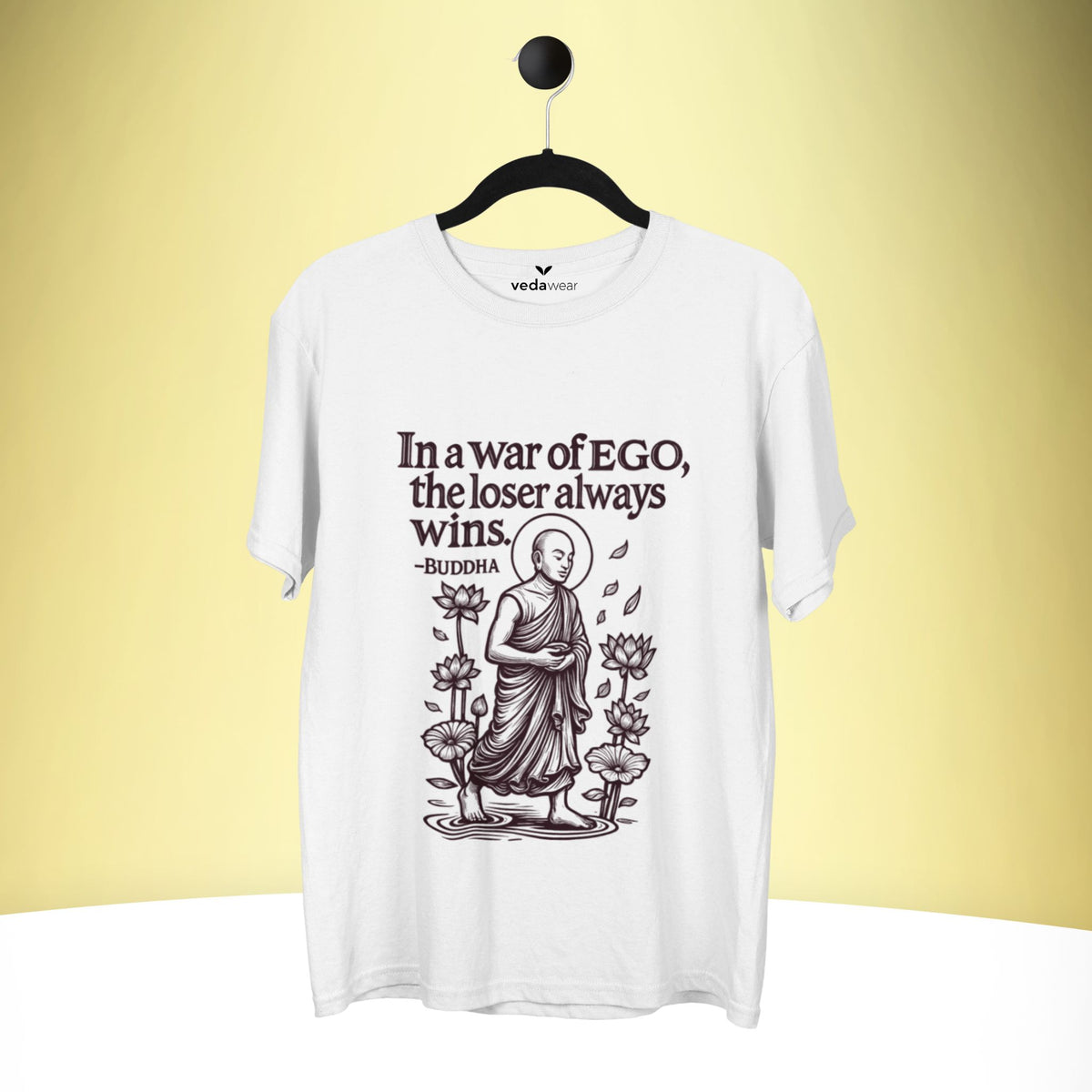 "In a War of Ego" – Buddha Quote Premium T-Shirt