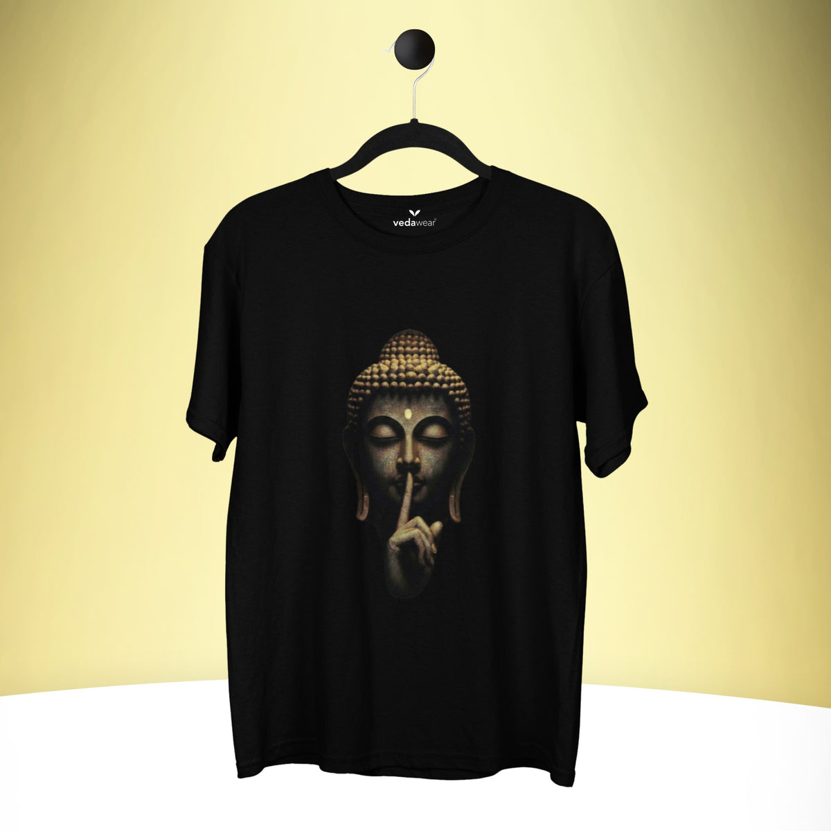 Silence – Buddha Premium Tee (Black Edition)