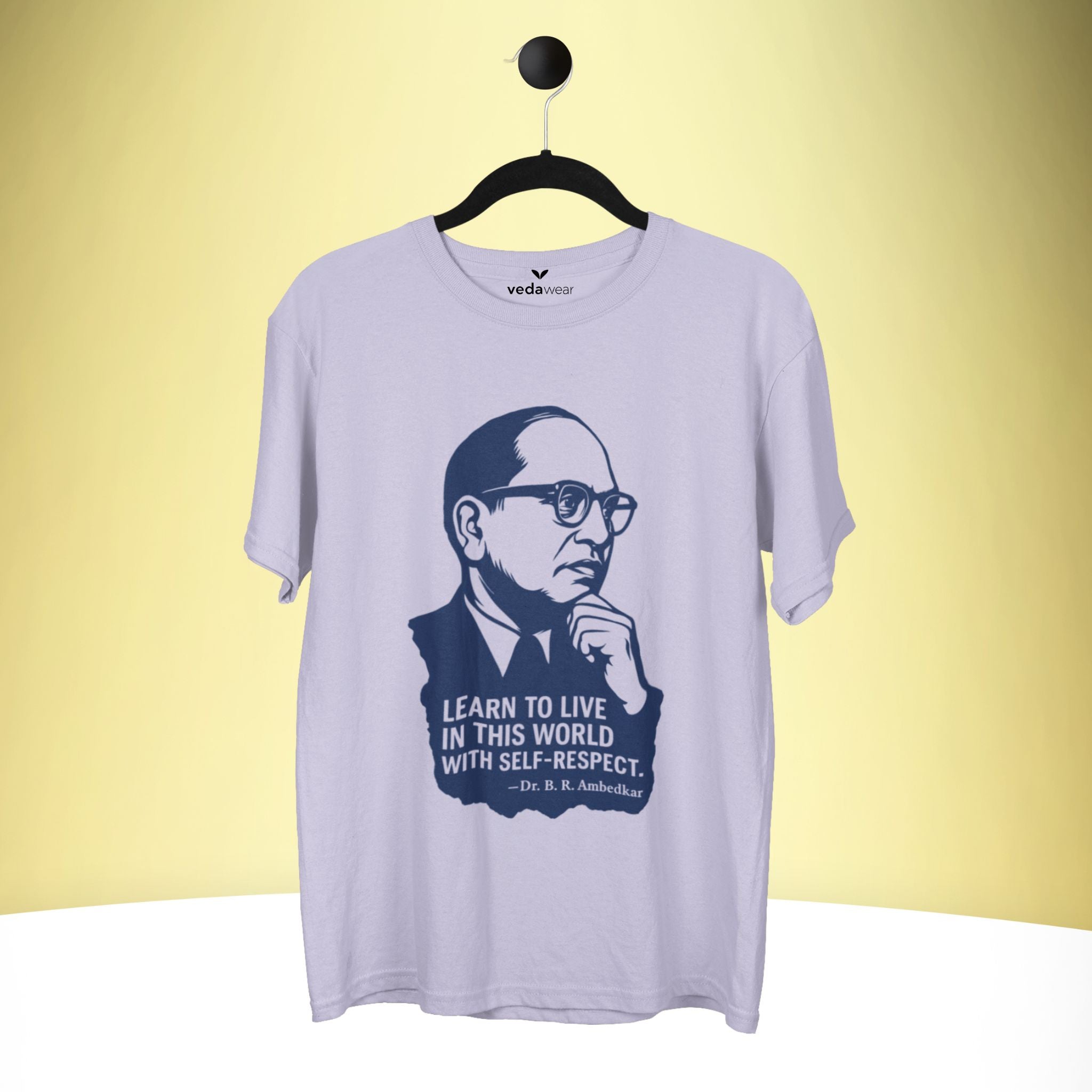 Dr. B. R. Ambedkar “Self-Respect” Premium Tee – Artistic Premium Cotton Tee by Vedawear  