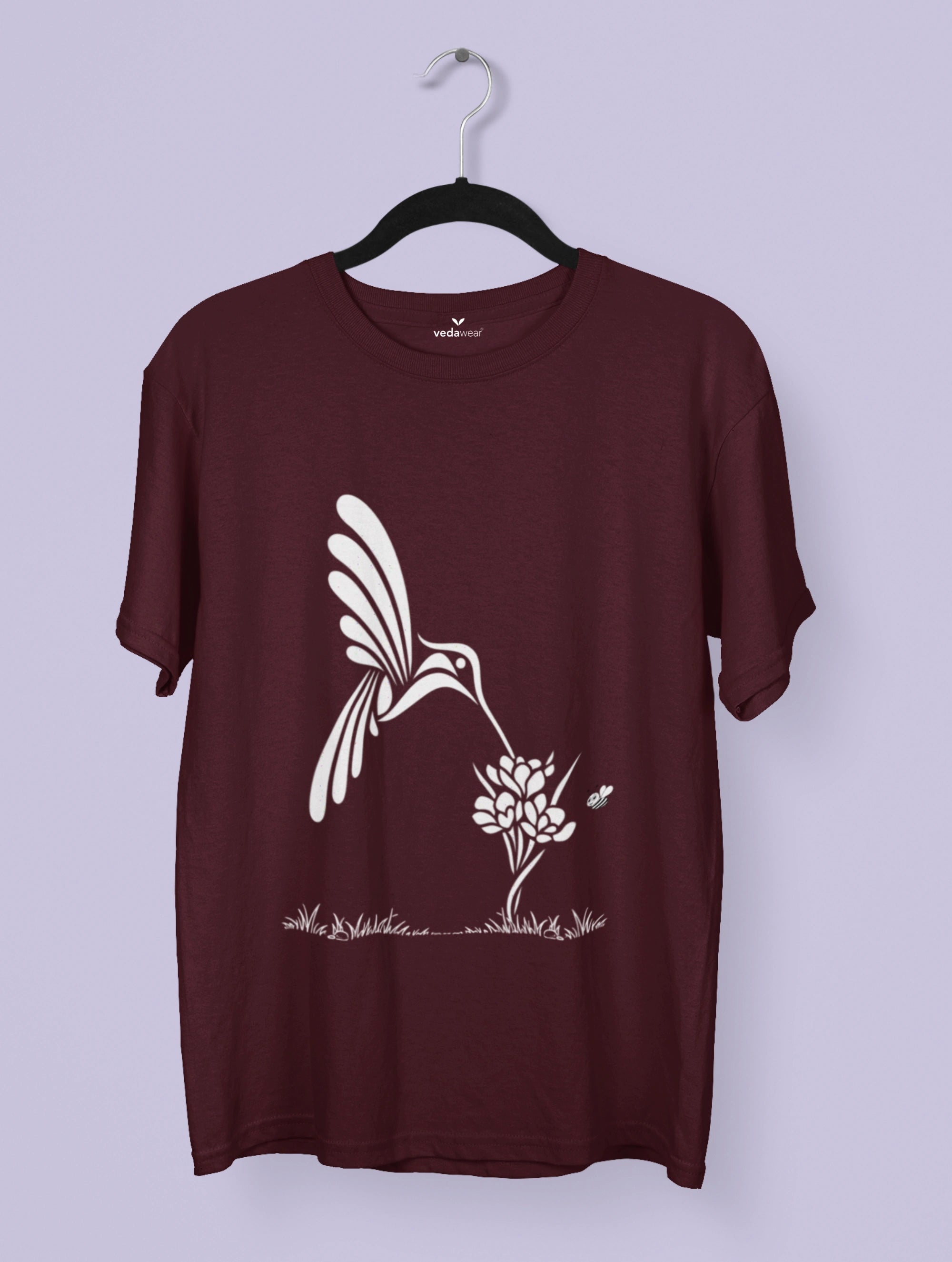 Flight of Harmony – Premium Tee – Artistic Premium Cotton Tee by Vedawear 