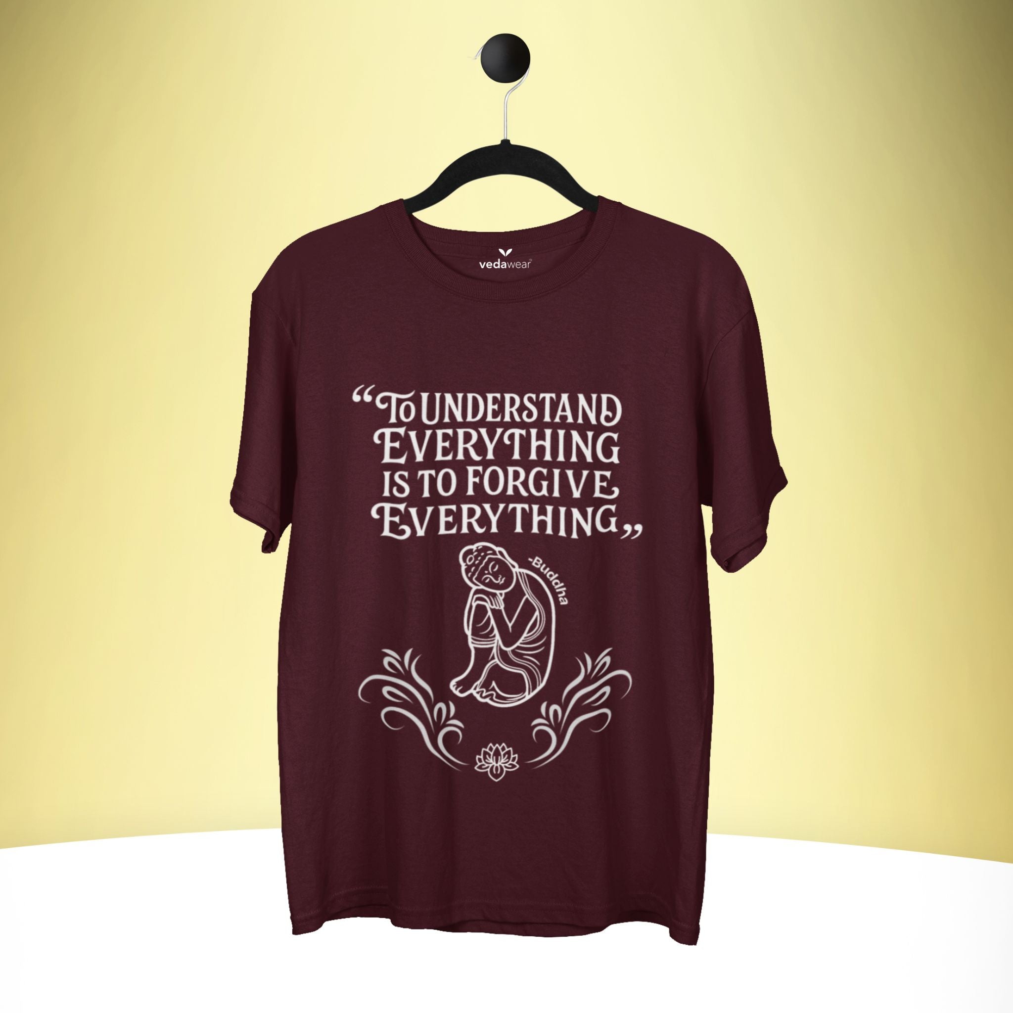 Forgive – Spiritual Wisdom Premium Tee – Artistic Premium Cotton Tee by Vedawear  