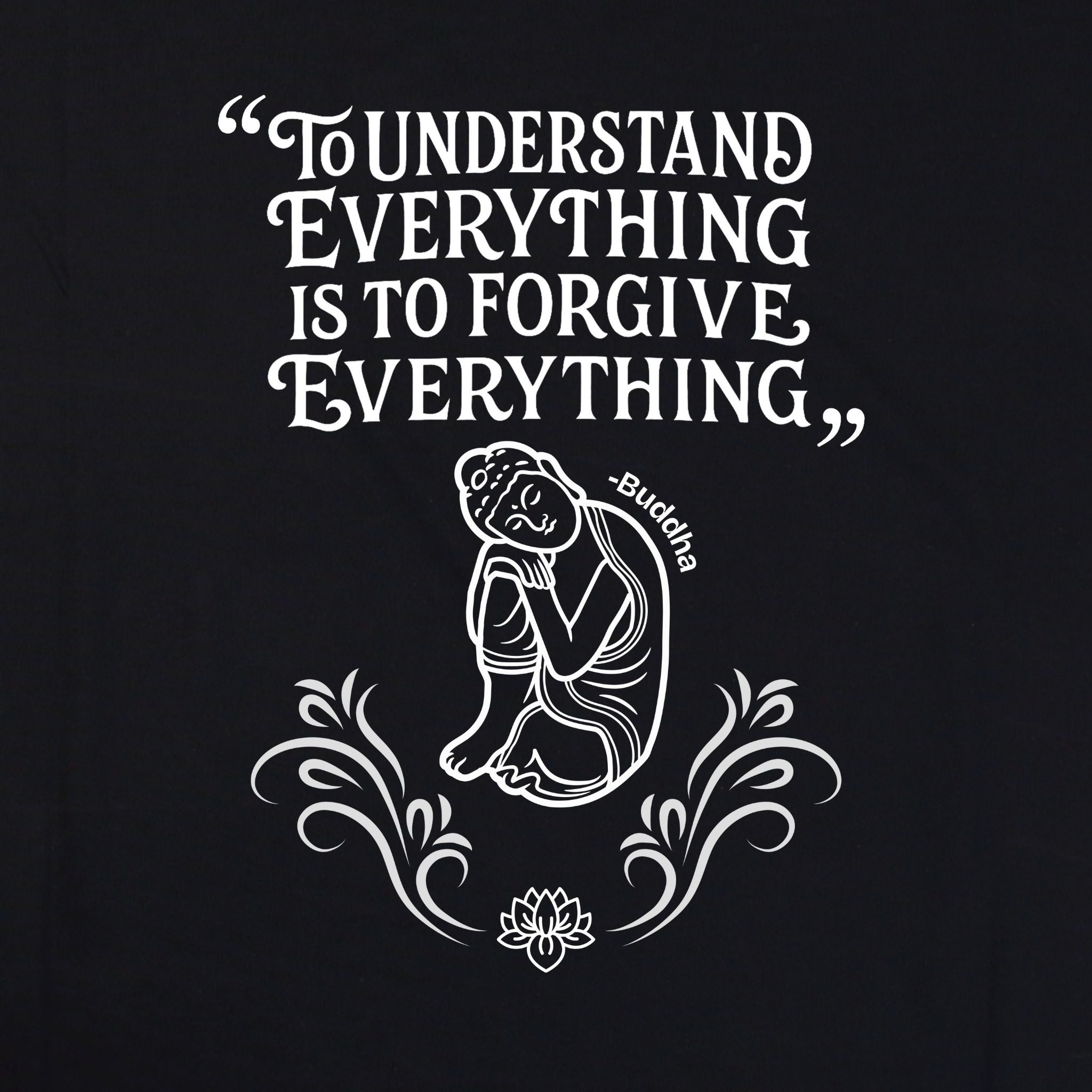 Forgive – Spiritual Wisdom Premium Tee – Artistic Premium Cotton Tee by Vedawear  