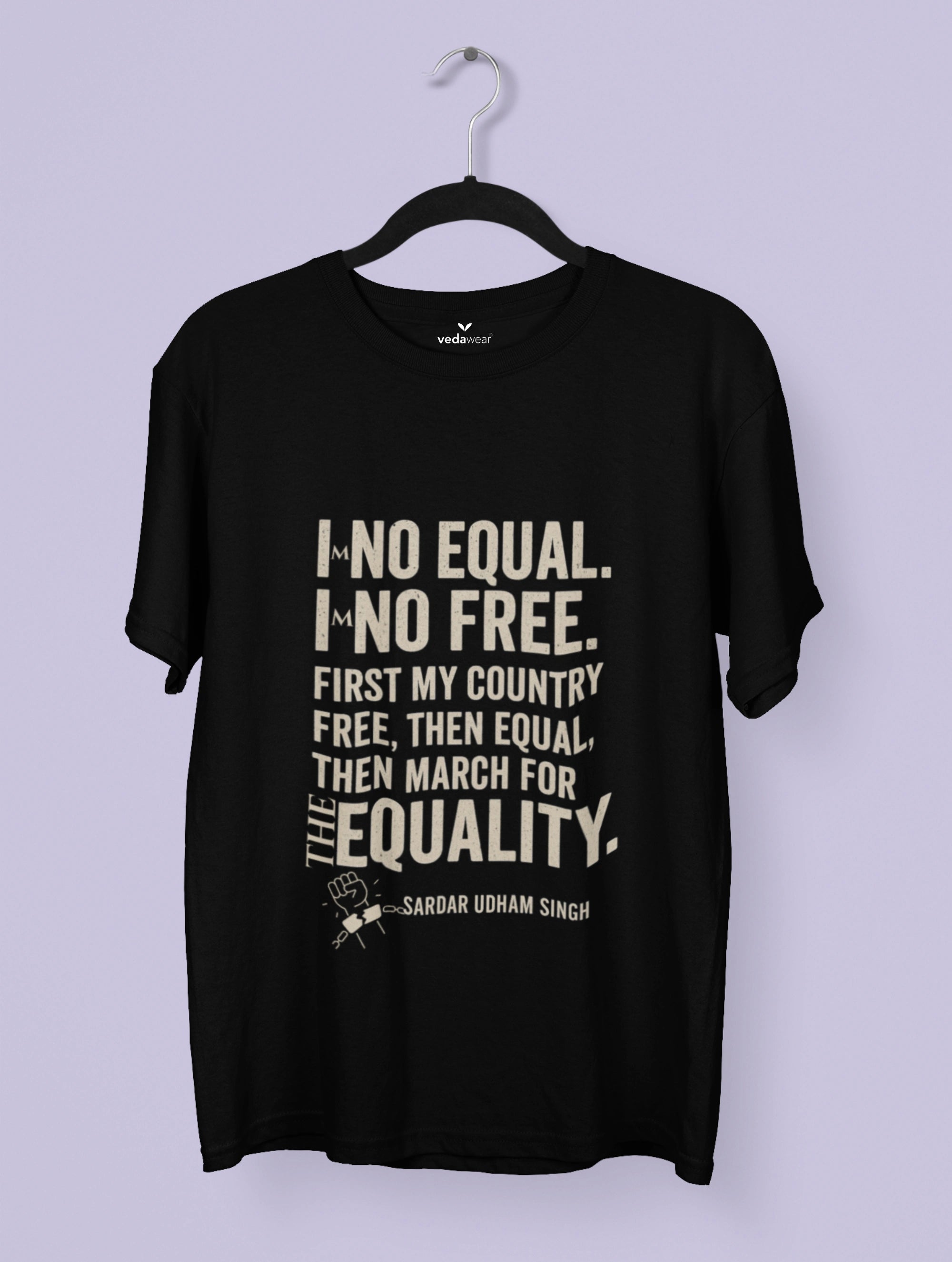 Free – Udham Singh Premium Justice Tee – Artistic Premium Cotton Tee by Vedawear 