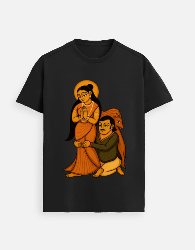 Kalighat Patachitra – Folk Art Inspired Premium Tee