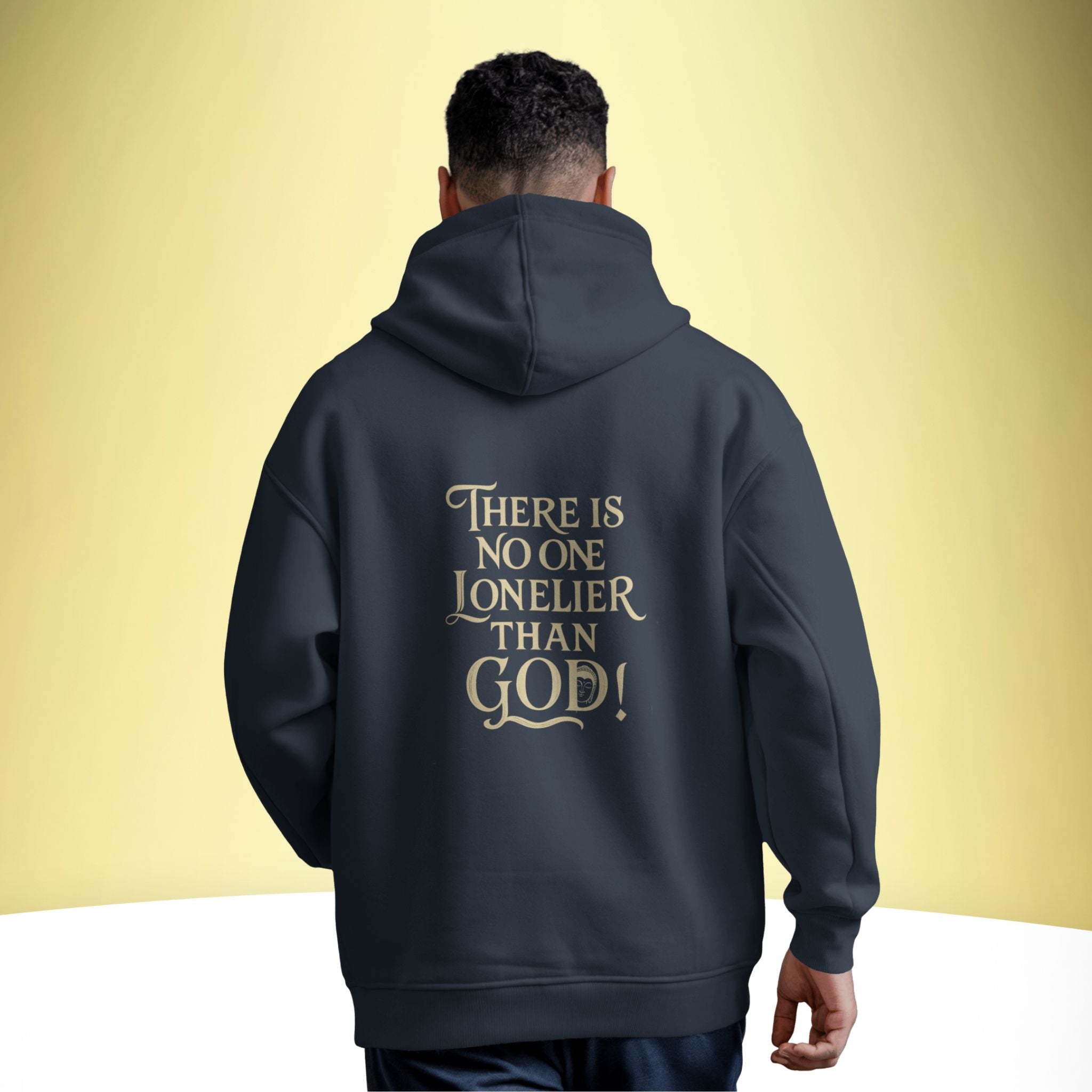 God & Emptiness – Mystical Oversized Hoodie – Artistic Premium Cotton Tee by Vedawear India 