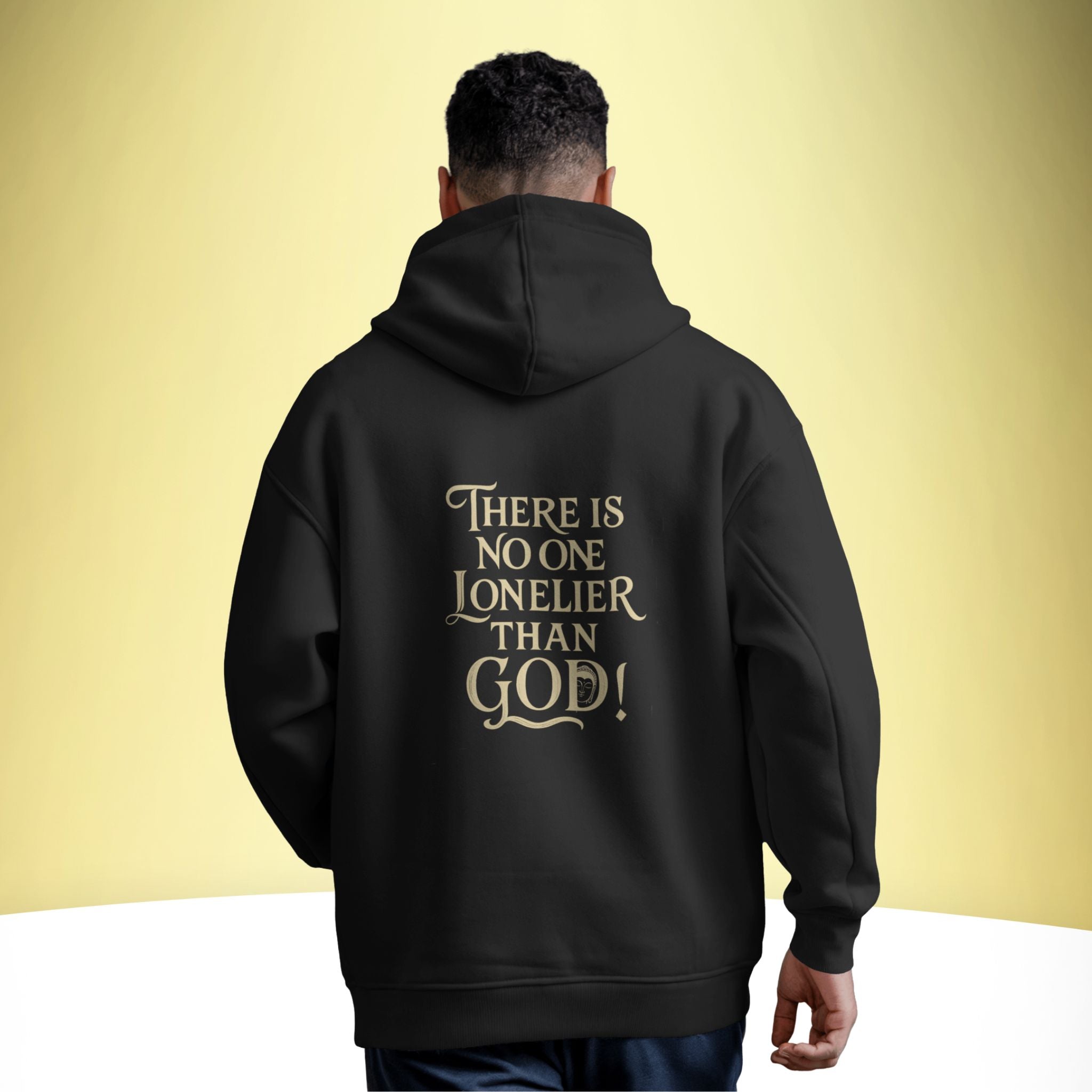 God & Emptiness – Mystical Oversized Hoodie – Artistic Premium Cotton Tee by Vedawear India 
