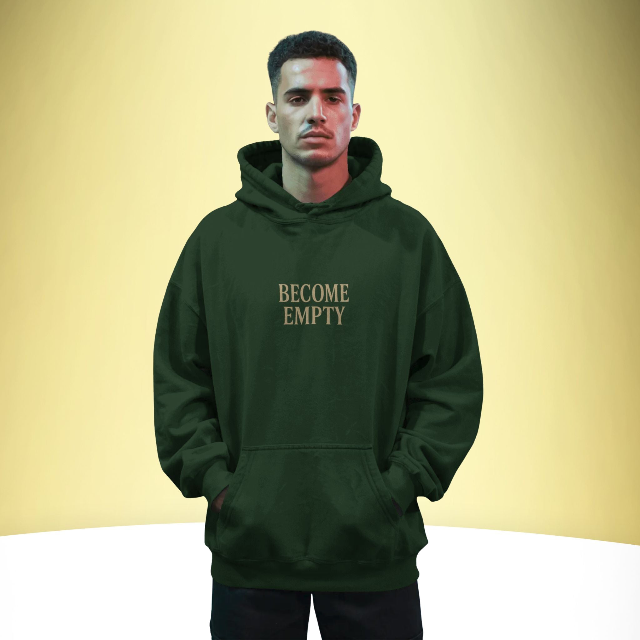 God & Emptiness – Mystical Oversized Hoodie – Artistic Premium Cotton Tee by Vedawear India 