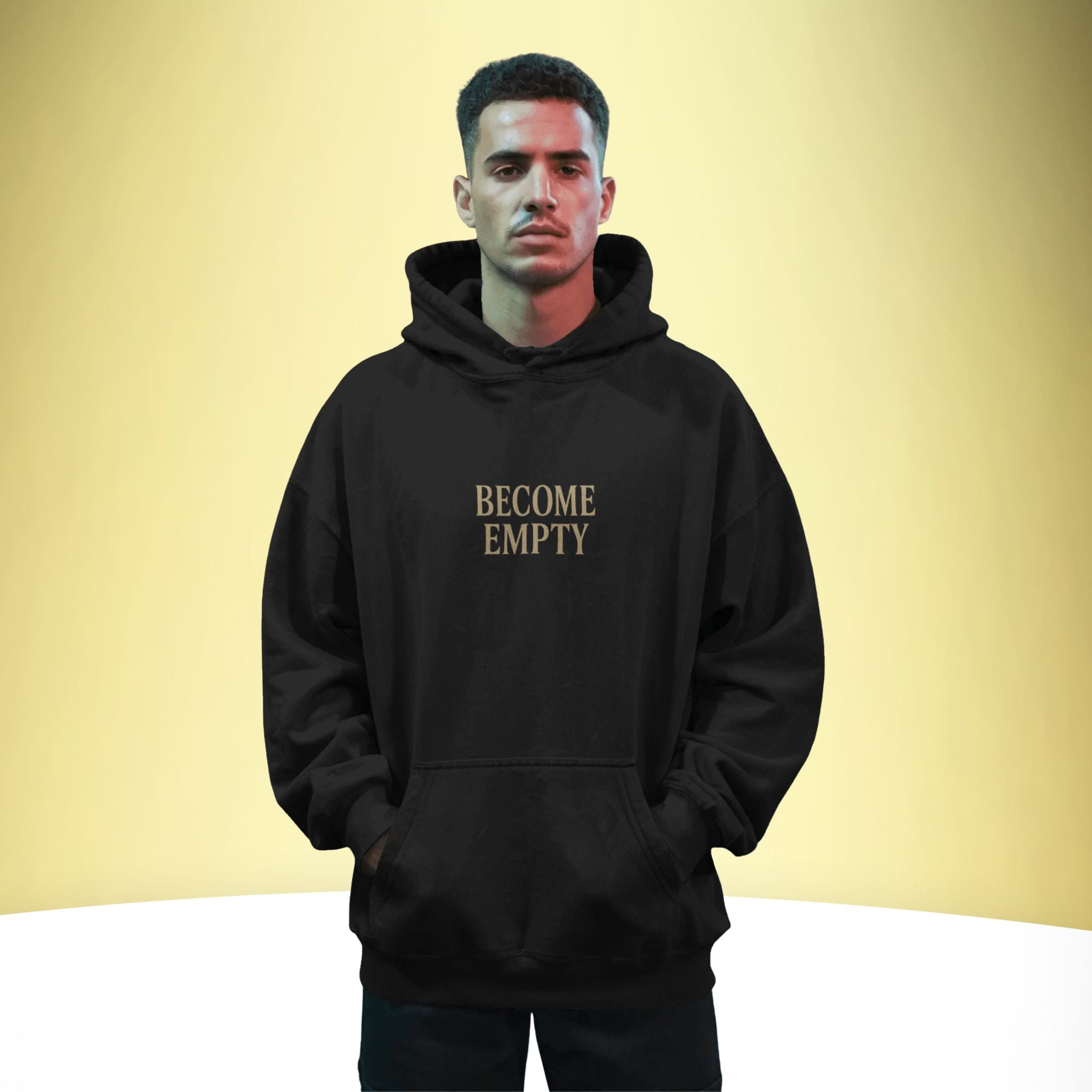 God & Emptiness – Mystical Oversized Hoodie – Artistic Premium Cotton Tee by Vedawear India 