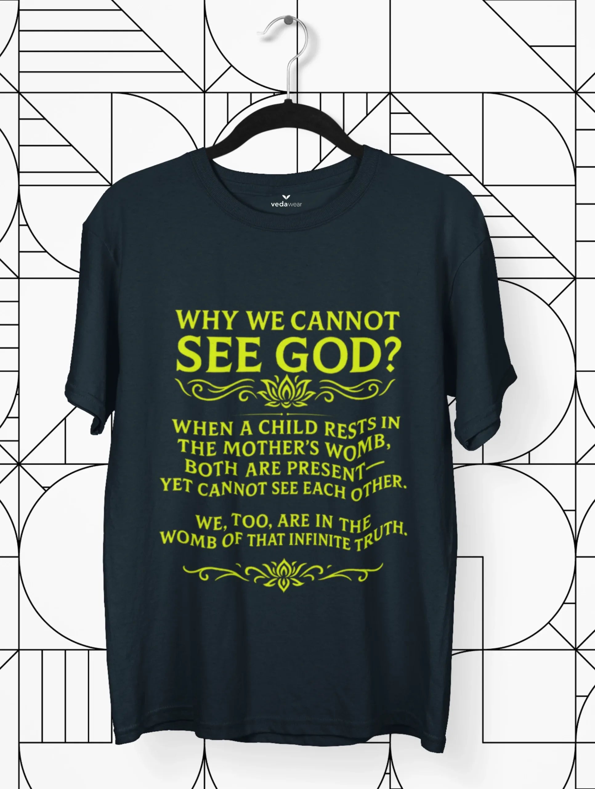 God – Premium Spiritual Wisdom Tee – Artistic Premium Cotton Tee by Vedawear 