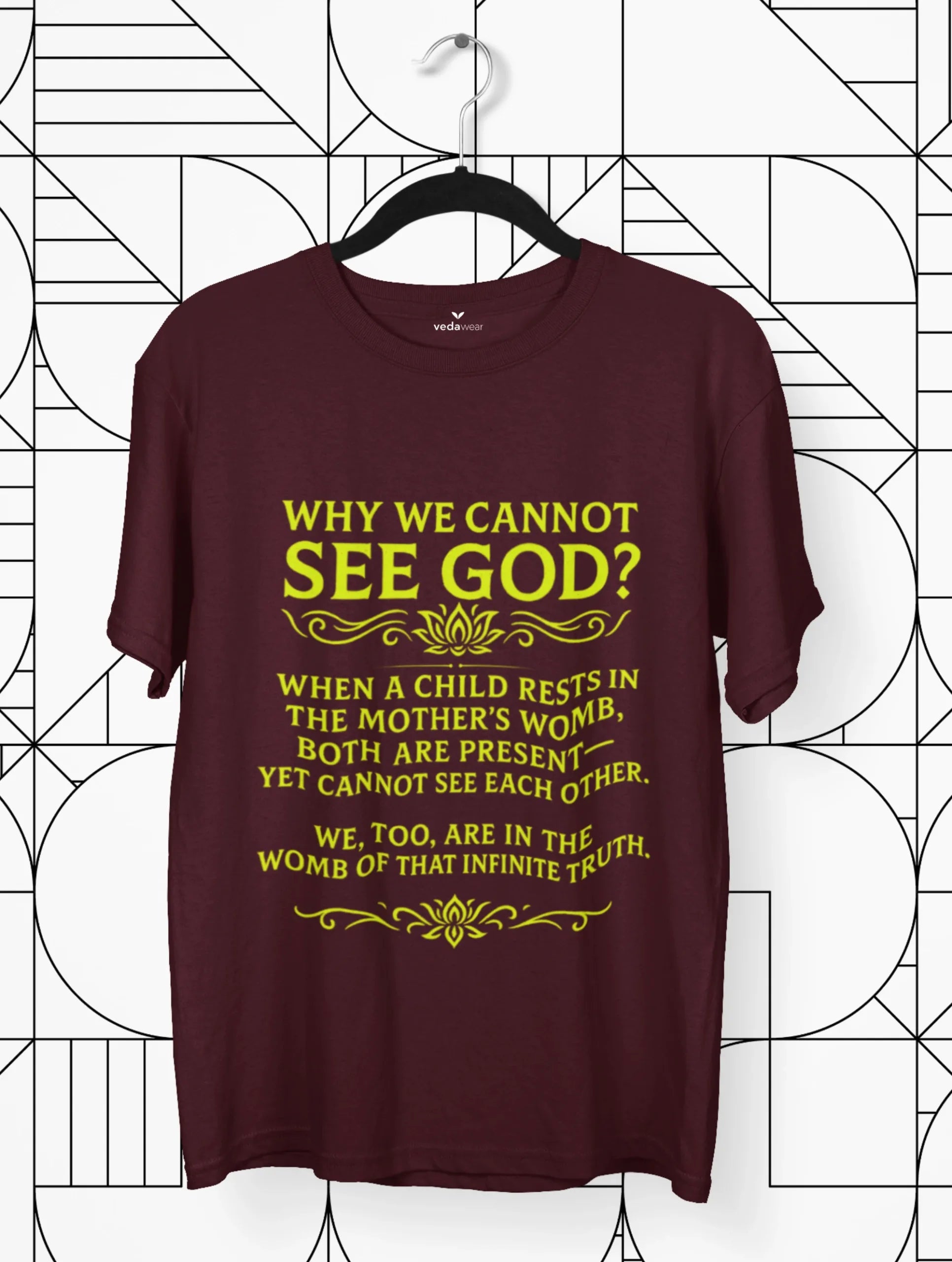 God – Premium Spiritual Wisdom Tee – Artistic Premium Cotton Tee by Vedawear 
