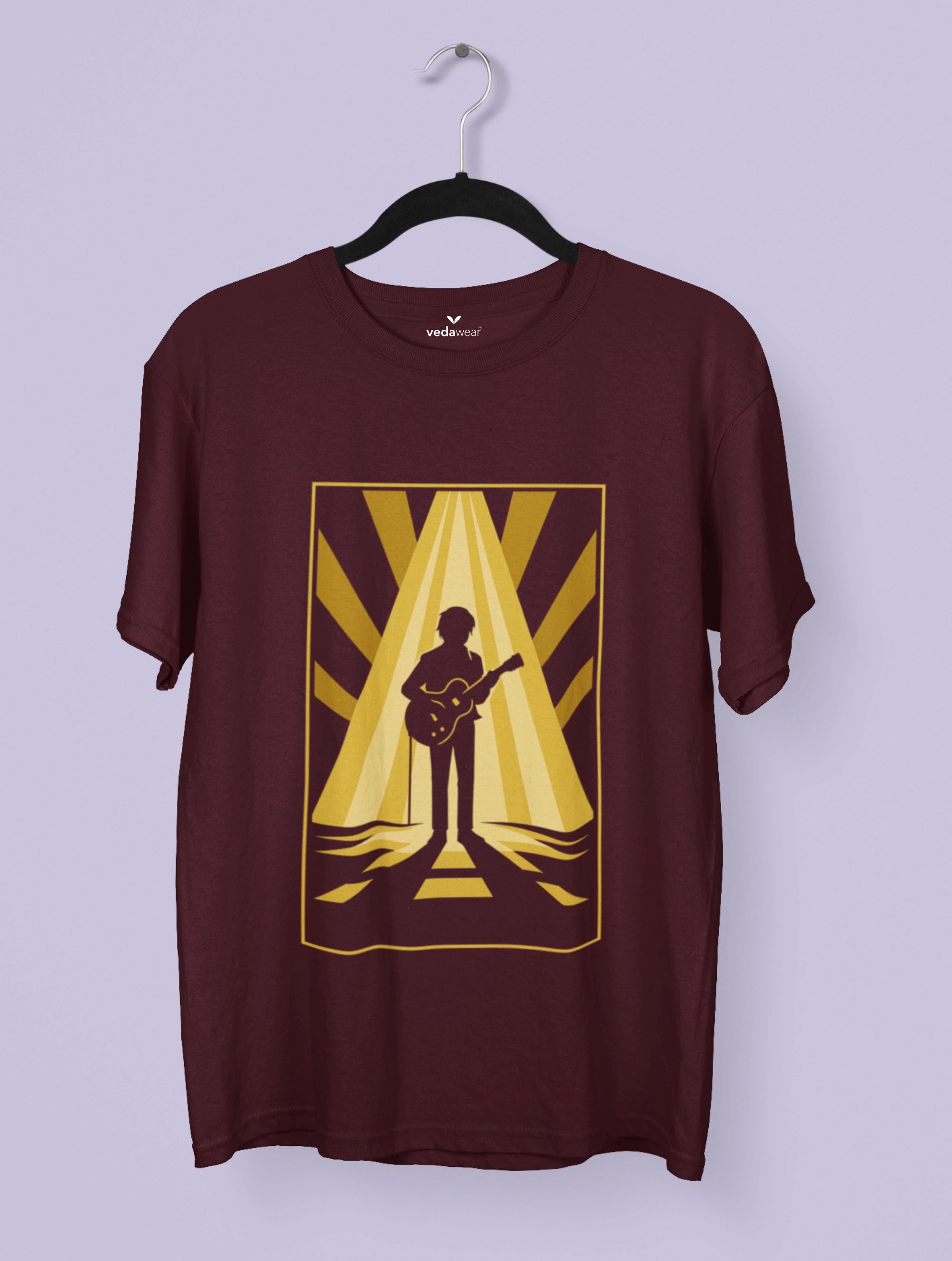 Illuminated Rhythm – Premium Tee – Artistic Premium Cotton Tee by Vedawear 