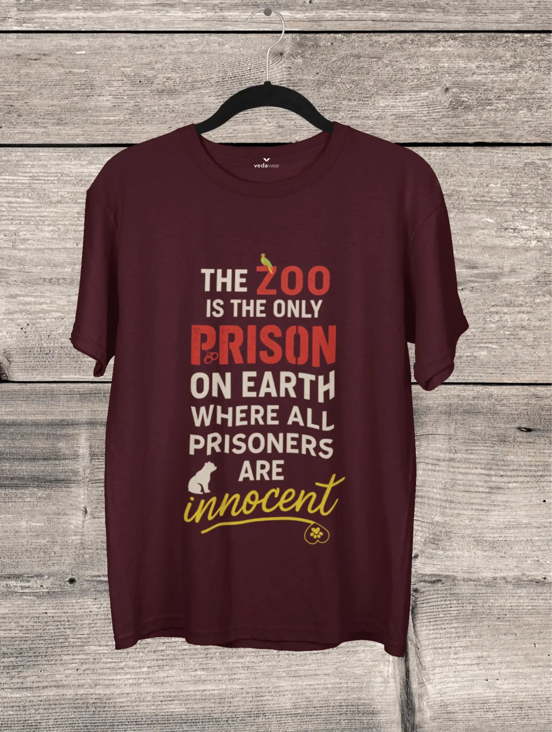 “Innocent Prisoners” – Premium Awareness Tee – Artistic Premium Cotton Tee by Vedawear 