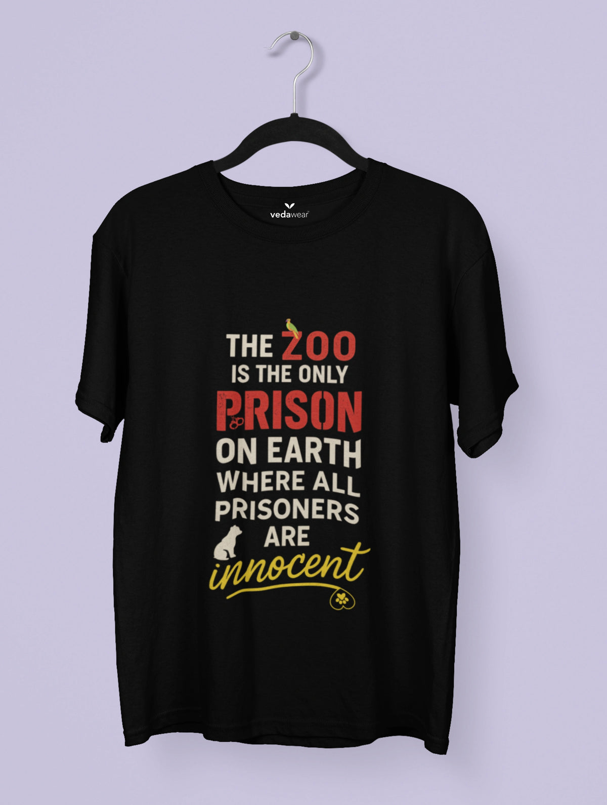 “Innocent Prisoners” – Premium Awareness Tee – Artistic Premium Cotton Tee by Vedawear 