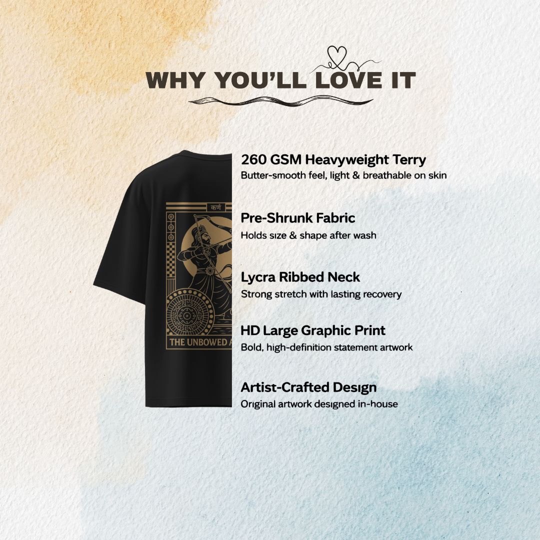 KARNA – Artistic Premium Cotton Tee by Vedawear  