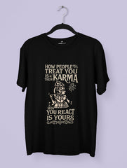 Karma & Reaction | Spiritual Premium T-Shirt