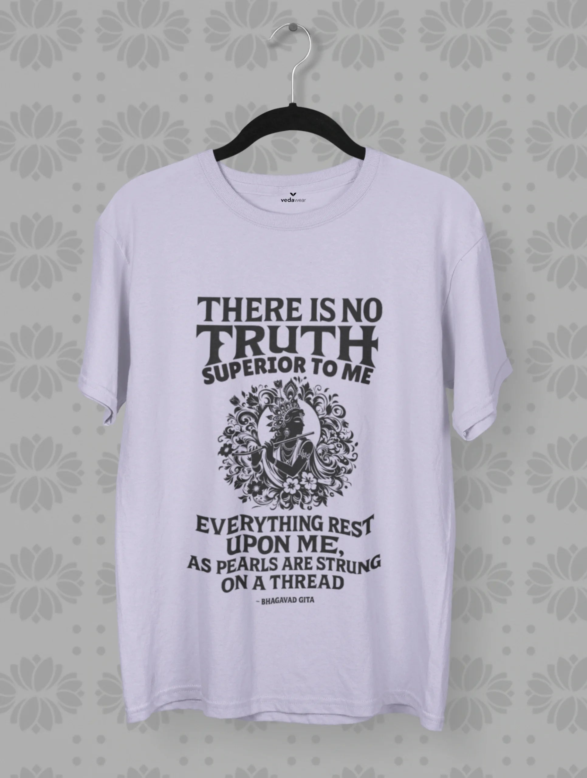 Krishna Cosmic Order Premium Tee – Artistic Premium Cotton Tee by Vedawear 