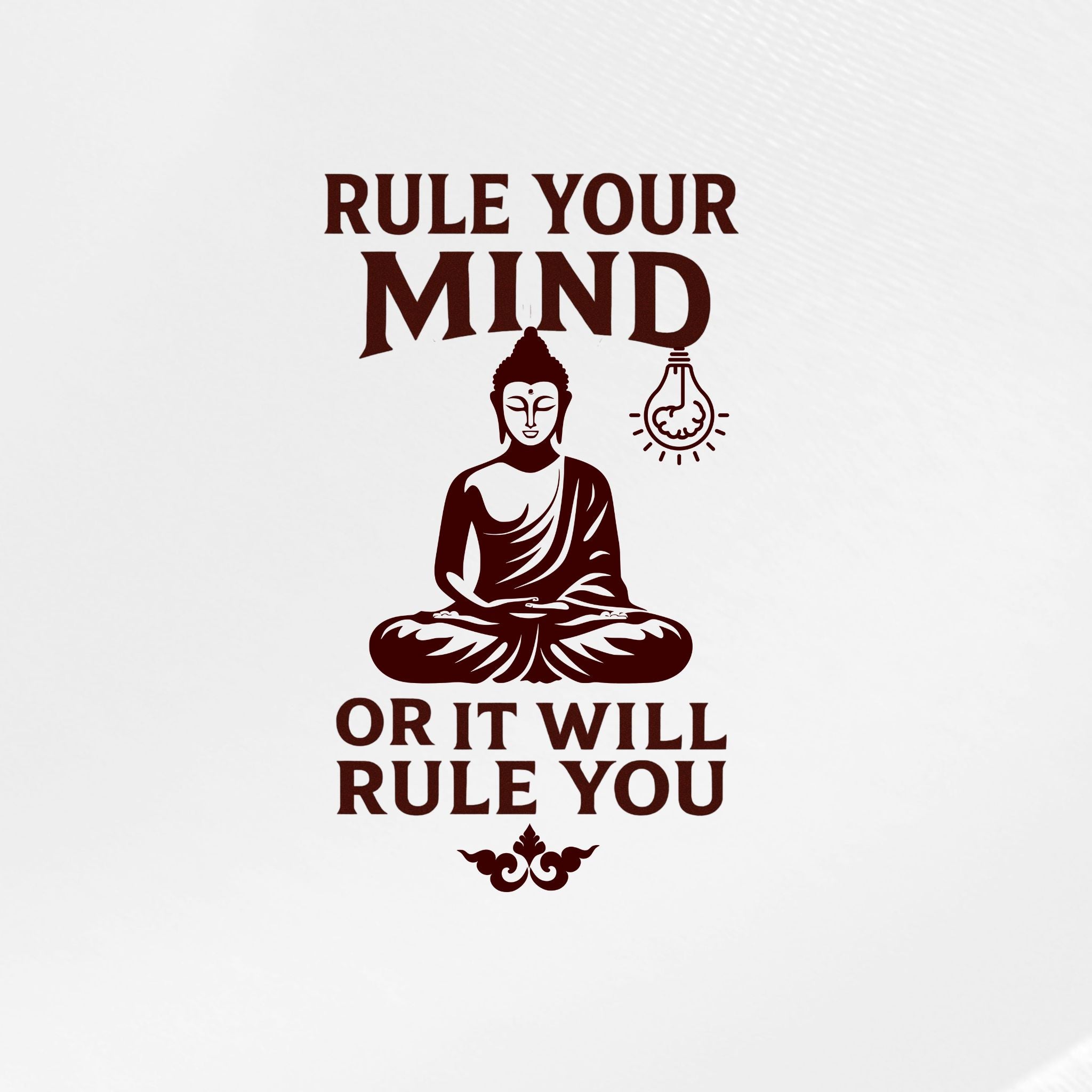 Master Your Mind – Spiritual Premium Hoodie – Artistic Premium Cotton Tee by Vedawear  