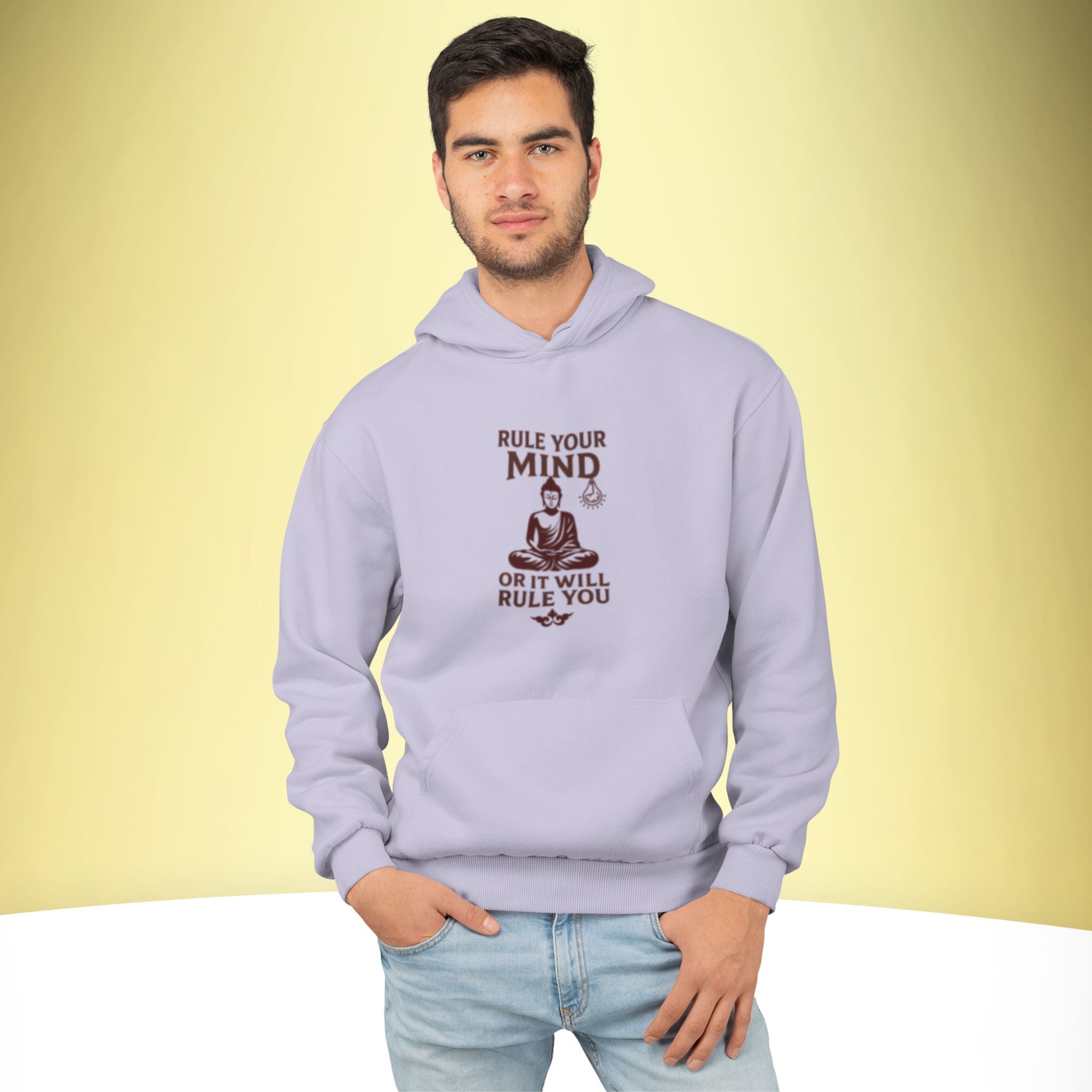 Master Your Mind – Spiritual Premium Hoodie – Artistic Premium Cotton Tee by Vedawear  