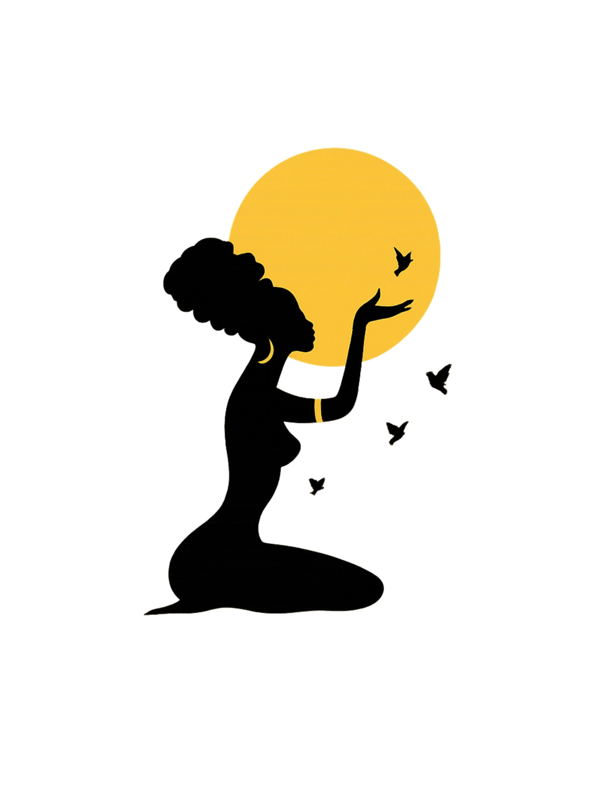 Moonlit Grace – Premium Tee – Artistic Premium Cotton Tee by Vedawear 