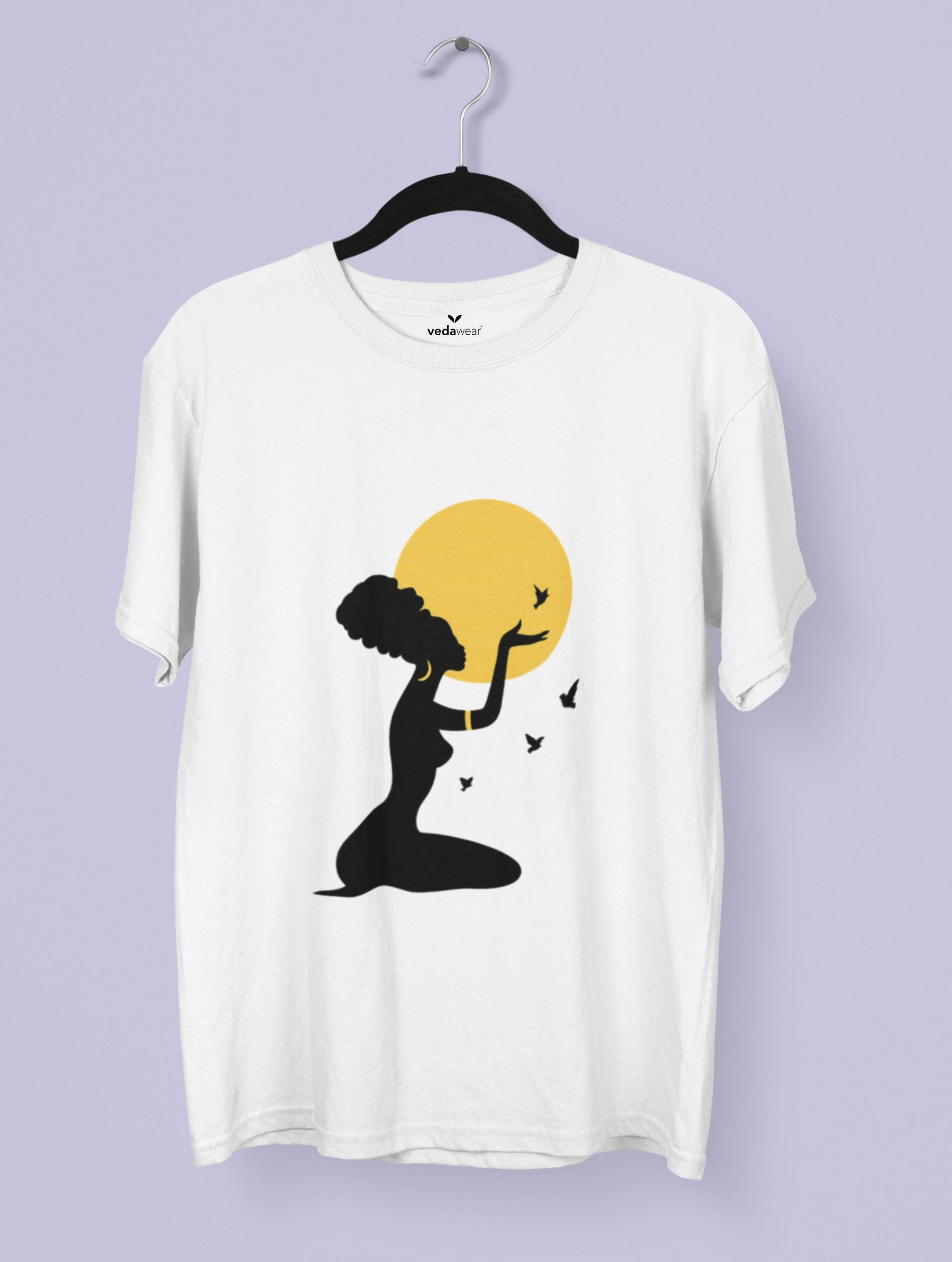 Moonlit Grace – Premium Tee – Artistic Premium Cotton Tee by Vedawear 