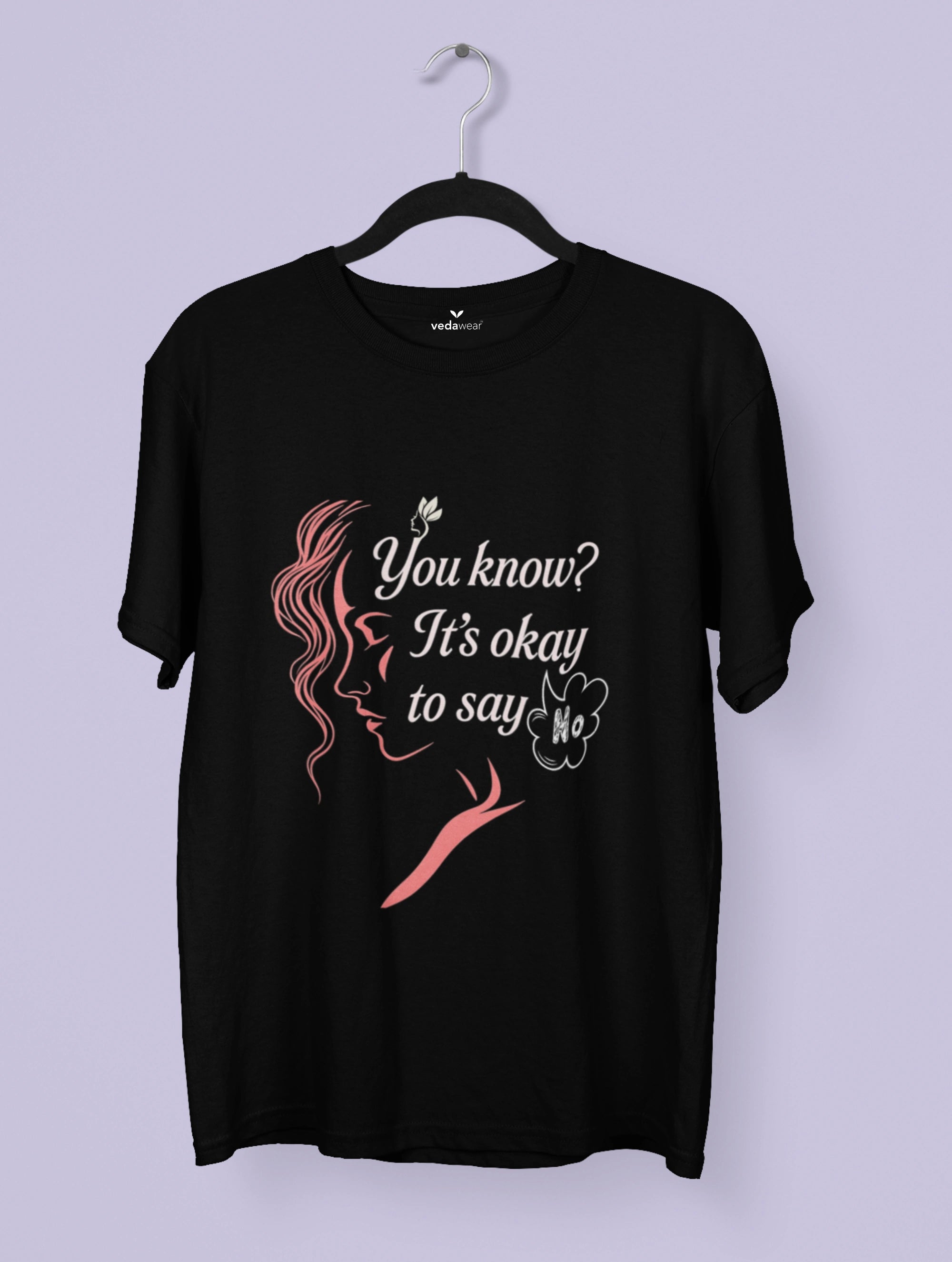 No – Premium Self-Worth Tee – Artistic Premium Cotton Tee by Vedawear 