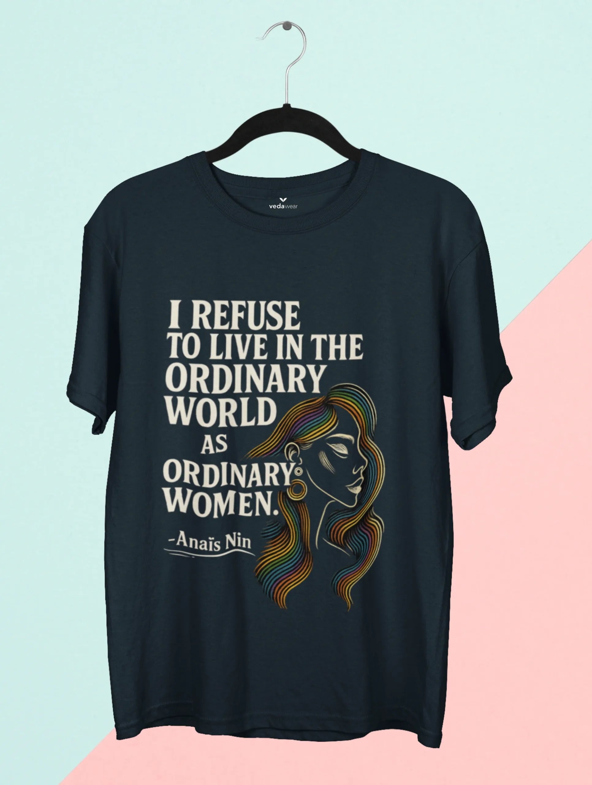 Not Ordinary – Premium Women’s Tee – Artistic Premium Cotton Tee by Vedawear 