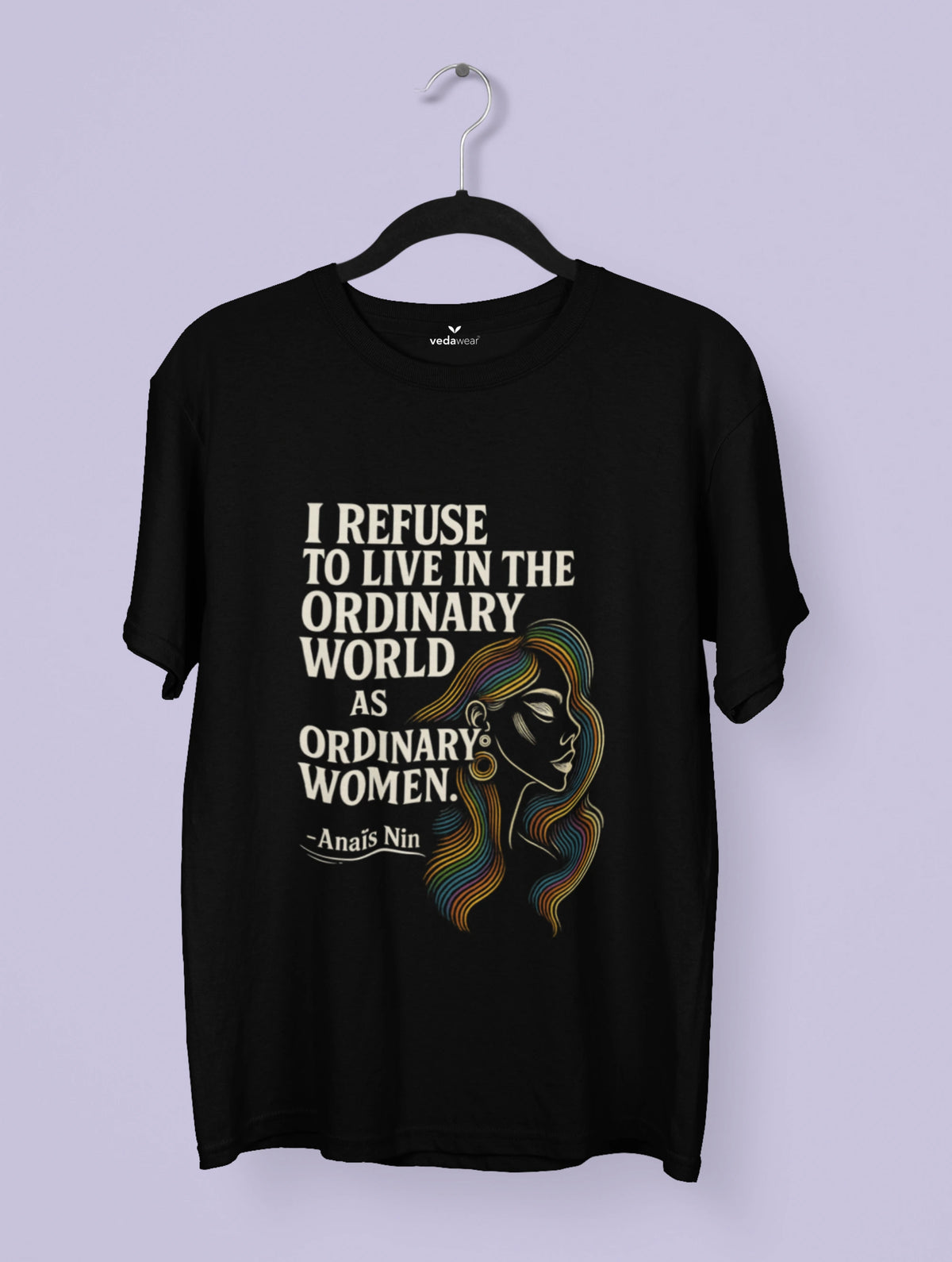 Not Ordinary – Premium Women’s Tee – Artistic Premium Cotton Tee by Vedawear 