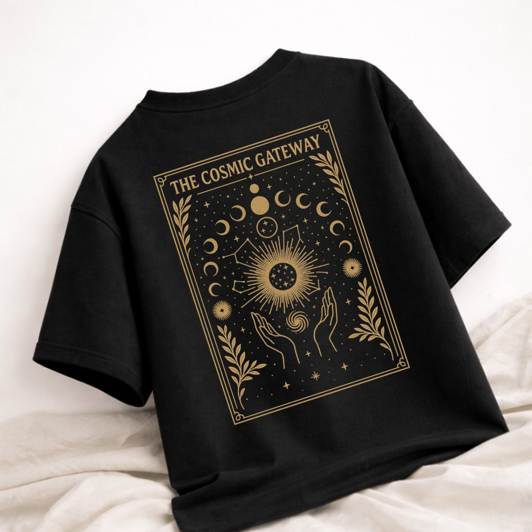 Kabaz – Tarot Universal Protection Tee – Artistic Premium Cotton Tee by Vedawear  
