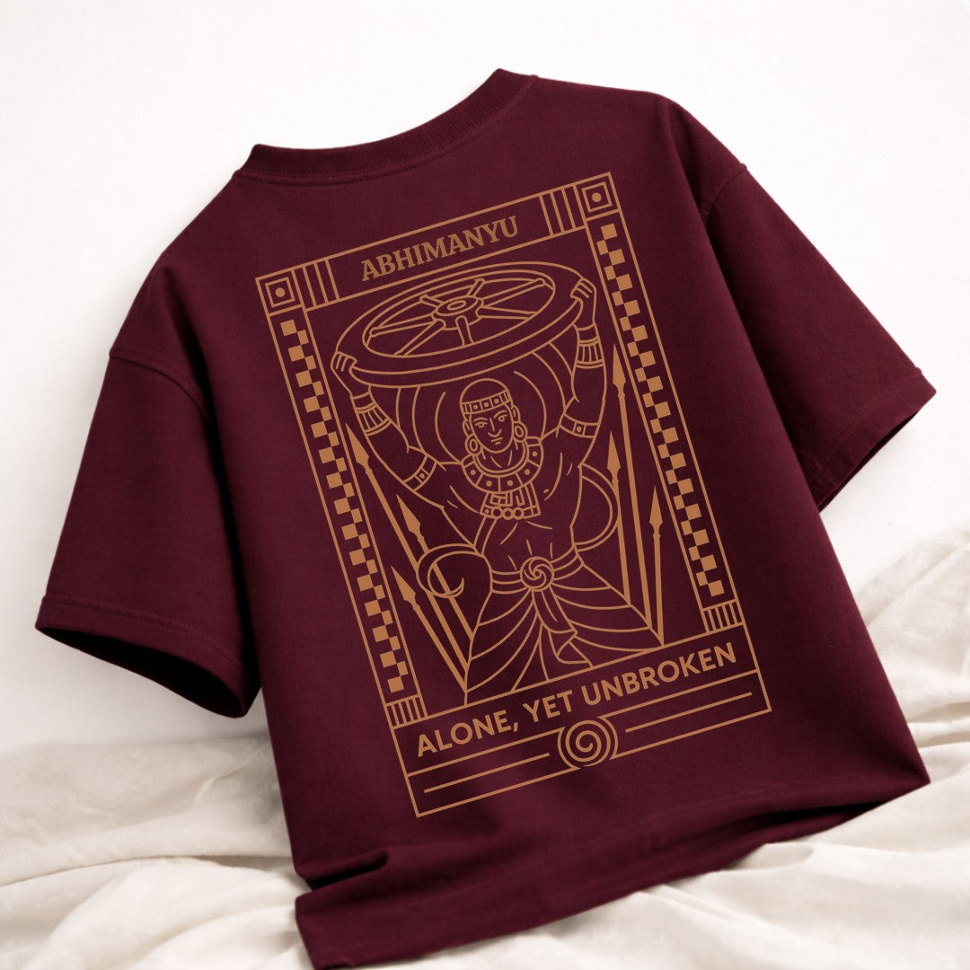 ABHIMANYU – Artistic Premium Cotton Tee by Vedawear  