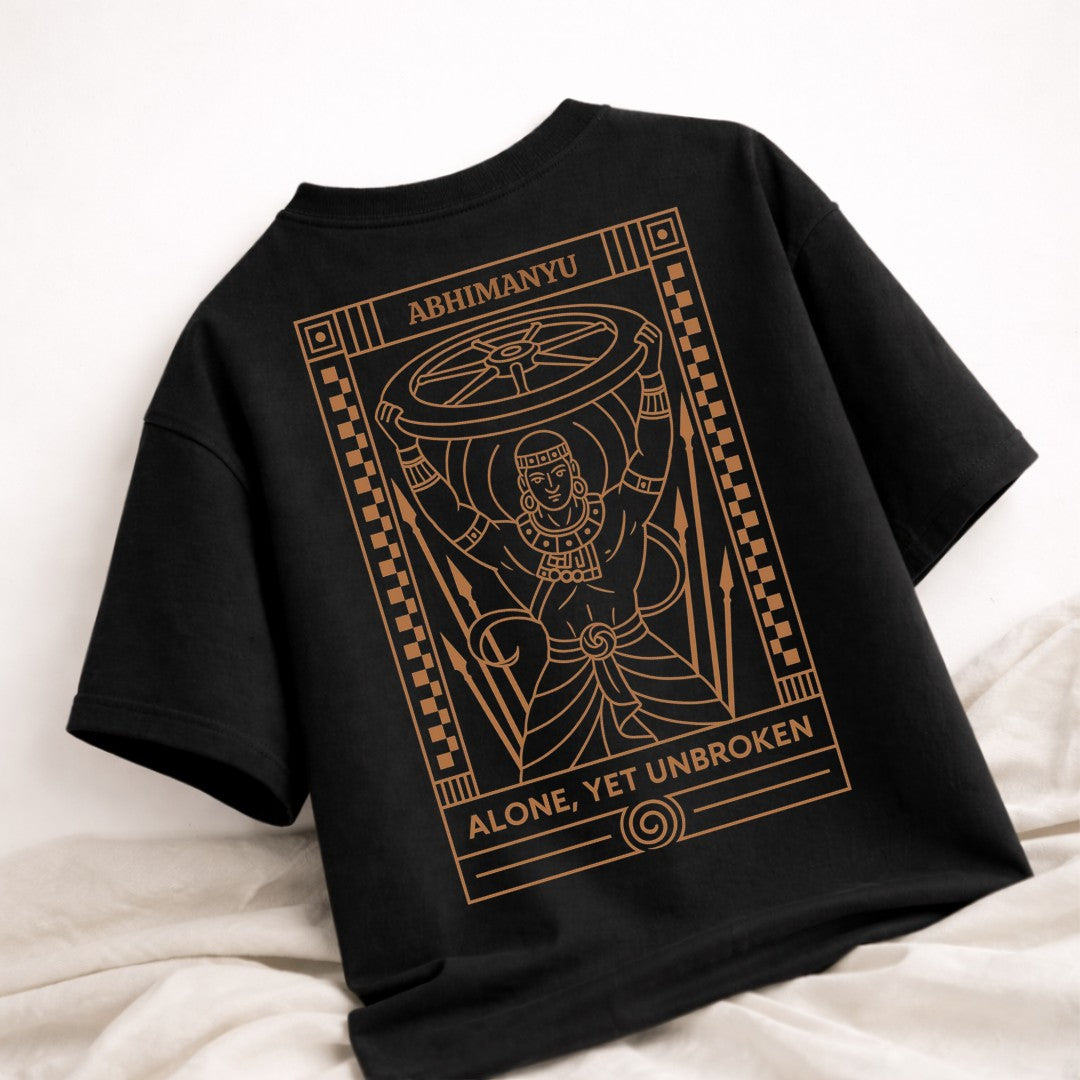 ABHIMANYU – Artistic Premium Cotton Tee by Vedawear  
