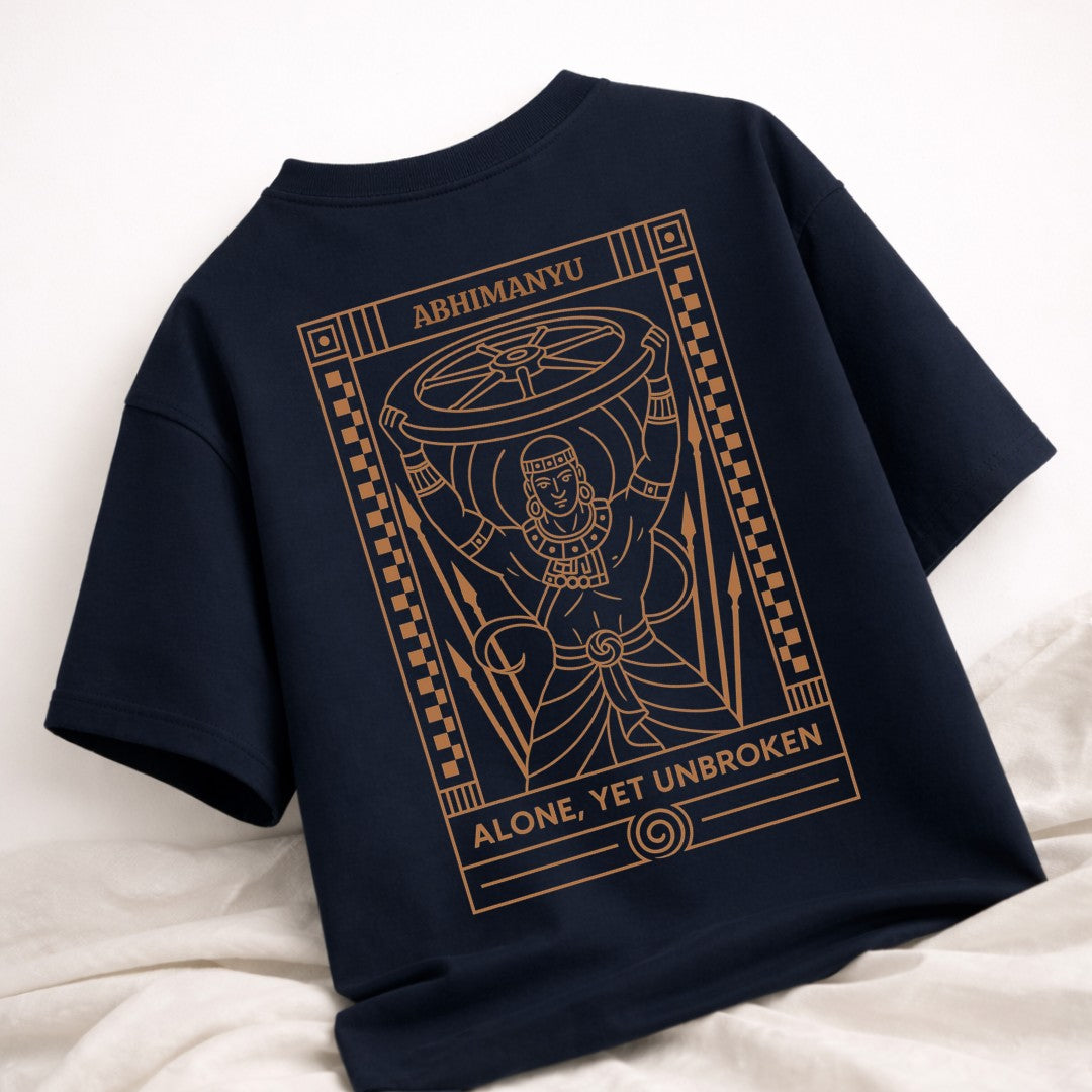 ABHIMANYU – Artistic Premium Cotton Tee by Vedawear  